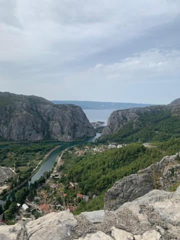 Sea View Panorama Apartment L Omiš Kültér fotó